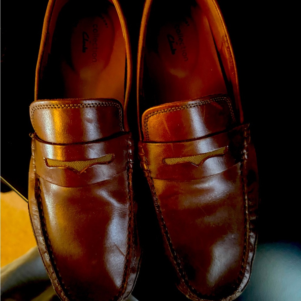 Clarks Markman Way Leather Loafers